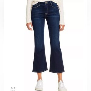 FRAME Le Crop Mini Boot Jeans in Cabana 27 Blue